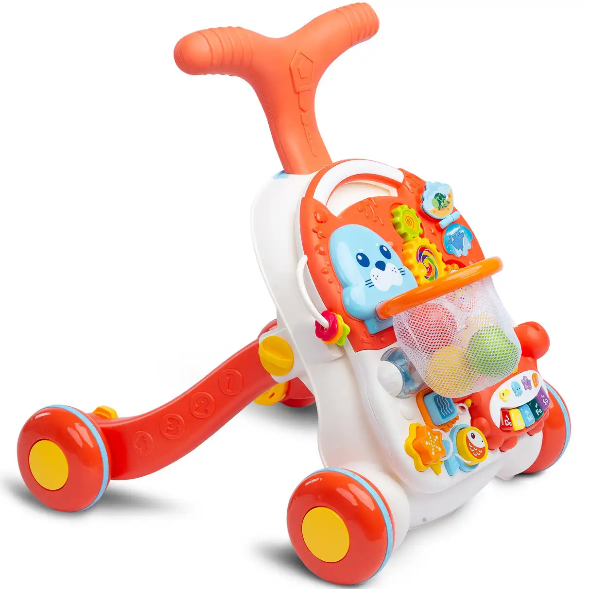 Ходунки 2 в 1 Caretero Spark Orange
